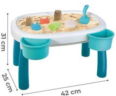 WOOPIE Vanduo Table 2 in 1 Sandbox 7 pcs.