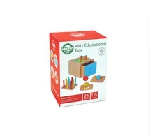 WOOPIE Žaislai Medinė Edukacinė Dėžutė Montessori