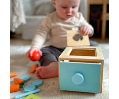 WOOPIE Žaislai Medinė Edukacinė Dėžutė Montessori