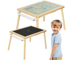 Medinis veiklos staliukas WOOPIE Žalias 4in1