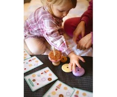 Woopie Medinis Montessori ledų dėlionės rinkinys vaikams 12vnt