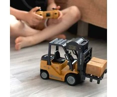 WOOPIE nuotoliniu būdu valdomas šakinis krautuvas 2in1 RC kranas – mastelis 1:24