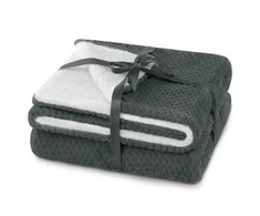 AmeliaHome Pledas SHLEEPY, 170X210 cm, spalva: tamsiai pilka