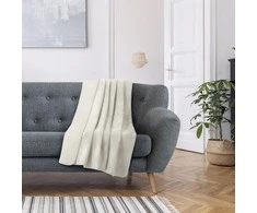 AmeliaHome Balta VIRKKUU pledas 150×200 cm