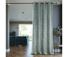 AmeliaHome Užuolaida Blackout 140×250 šviesiai žalia su aukso akcentu AH