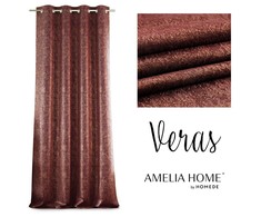 Užuolaida Veras AmeliaHome 140 × 250 cm, vyno spalvos
