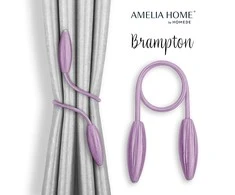 Plum Užuolaidų rišikliai vyninės spalvos Brampton, 2 vnt.