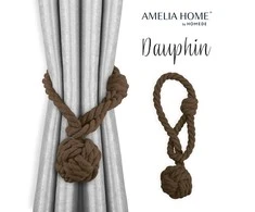AmeliaHome Rudi užuolaidų rišikliai Dauphin, 2 vnt.