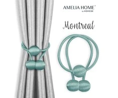AmeliaHome Mėlyni užuolaidų rišikliai Montreal, 2 vnt.