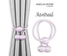 AmeliaHome Užuolaidų komplektas Montreal mauvinės spalvos, 2 vnt.