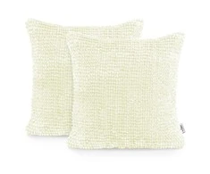 AmeliaHome Dekoratyvinis pagalvės užvalkalas baltas AH BATI 45×45 cm (2 vnt.)