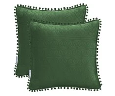 AmeliaHome Pagalvės užvalkalas 45 × 45 cm AH BOTTLEGREEN