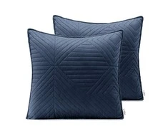 AmeliaHome Dekoratyvinis užvalkalas 45×45 cm, tamsiai pilka ir medaus spalvos, 2 vnt.