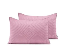 AmeliaHome Dekoratyvinis pagalvės užvalkalas 50 × 70 cm, šviesiai rožinė ir sidabrinė AH