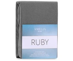 AmeliaHome Paklodė su guma 220–240×220+30 antracito AH Ruby