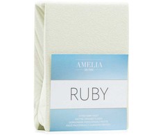 AmeliaHome Paklodė su guma 80–90x200+30 ecru AH RUBY