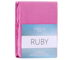 AmeliaHome Paklodė su guma AH Ruby Fuchsia62 80–90 × 200 + 30