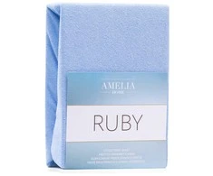 AmeliaHome Paklodė su guma šviesiai mėlyna 160–180x200+30 AH RUBY