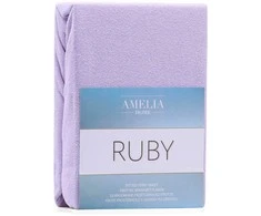 AmeliaHome Paklodė su guma 100–120x200+30 violetinė AH RUBY