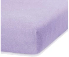 AmeliaHome Paklodė su guma 140-160x200+30 šviesiai violetinė AH RUBY