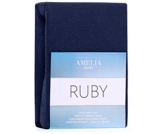 AmeliaHome Paklodė 180–200×200+30 tamsiai mėlyna AH RUBY