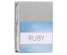 AmeliaHome Paklodė su guma 160–180×200+30 sidabrinė AH RUBY
