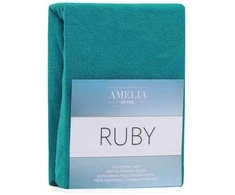 AmeliaHome Paklodė su guma 160–180x200 cm turkio spalvos AH RUBY