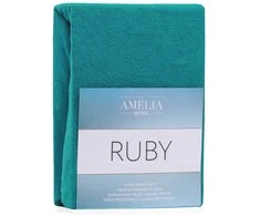 AmeliaHome Paklodė su guma 160–180x200 cm turkio spalvos AH RUBY