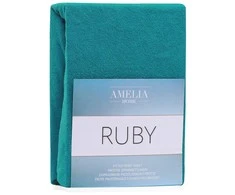 AmeliaHome Paklodė su guma 180–200×200+30 cm turkio spalvos AH Ruby