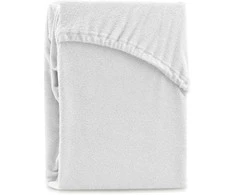 AmeliaHome Paklodė su guma balta 100–120×200+30 AH RUBY
