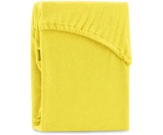 AmeliaHome Paklodė su guma 200–220×200+30 cm geltona AH RUBY