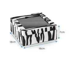 AmeliaHome Papuošalų dėžutė Zebra 18 x 7 cm
