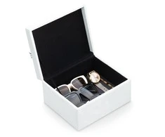 AmeliaHome JEWELRY BOX/AH/LASHES/Baltas/14X9