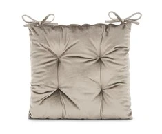 AmeliaHome Kėdės pagalvėlė 40×40 smėlio spalvos AH Aleksa