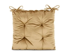 AmeliaHome Kėdės pagalvėlė 40×40 cm garstyčių spalvos AH ALEKSA