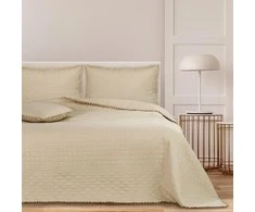 AmeliaHome Lovatiesė 260 × 280 cm, smėlio spalvos AH