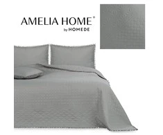 AmeliaHome Lovatiesė 170 × 270 cm, anglies spalvos AH