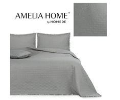 AmeliaHome Lovatiesė 240 × 260 cm, tamsiai pilka AH