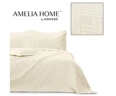 AmeliaHome Lovatiesė 200 × 220 cm, smėlio spalvos