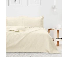 AmeliaHome Lovatiesė 260 × 280 cm, smėlio spalvos