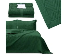 AmeliaHome Lovatiesė 260 × 280 cm, butelių žalios spalvos