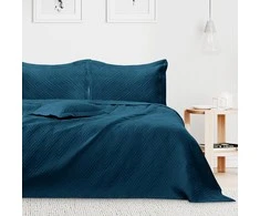 AmeliaHome Lovatiesė 200 × 220 cm, jūrinės spalvos