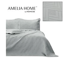 AmeliaHome Lovatiesė 200 × 220 cm, pilkos spalvos AH STEEL