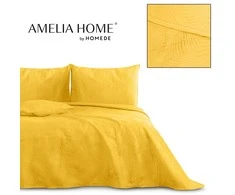 Lovatiesė AmeliaHome PALSHA 260x280 cm, spalva: geltona