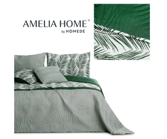 AmeliaHome Lovatiesė 220 × 240 cm, butelių žalios spalvos
