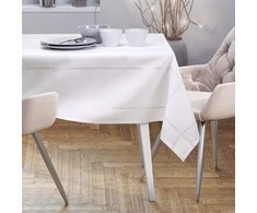 AmeliaHome Balta staltiesė ANTONY 140 x 400 cm