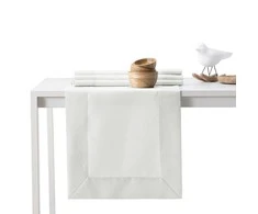 AmeliaHome Kreminės spalvos staltiesė EMPIRE 40 × 250 cm
