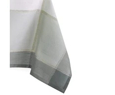 AmeliaHome Balta ir mėlyna staltiesė LAVAL AH 140×220 cm