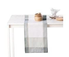AmeliaHome Mėlyna Staltiesė AH Laval baltas+mėlynas 30x160