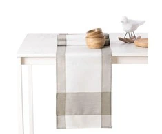 AmeliaHome Staltiesė Sevrán smėlinė–balta 30x160